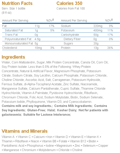 Vanilla Nutrition