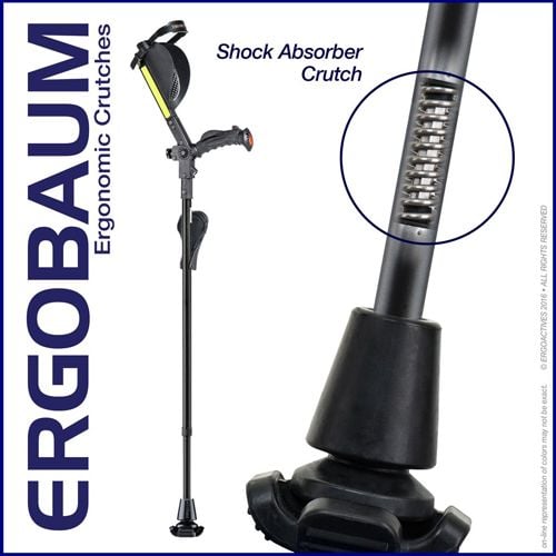 Image 9 of Ergobaum 7G ROYAL Forearm Crutches