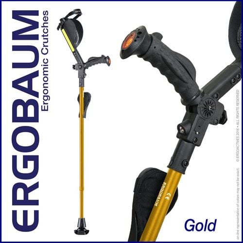 Image 4 of Ergobaum 7G ROYAL Forearm Crutches