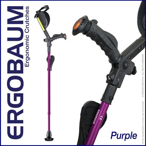Image 8 of Ergobaum 7G ROYAL Forearm Crutches