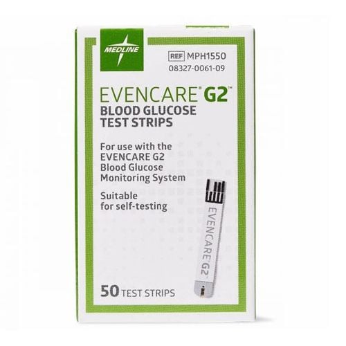 Image 4 of Medline EvenCare G2 Blood Glucose Test Strips