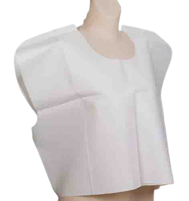 Image 2 of Front Back Opening Exam Cape