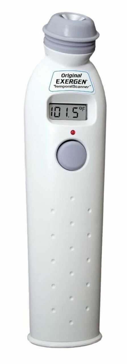 Exergen temporal artery thermometer top