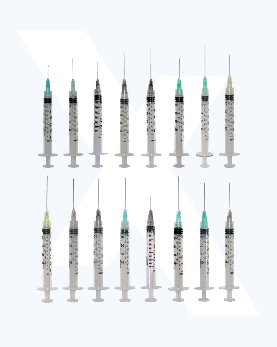Image 2 of Exel Luer Lock 3 mL Syringe with Needle