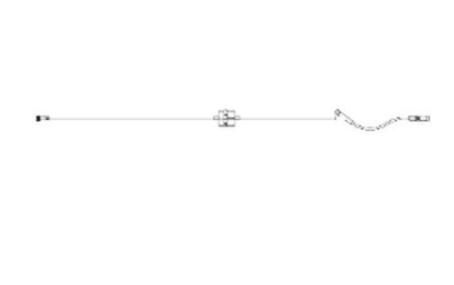 Extension Set with Dial-A-Flo Flow Controller, 18 Inch