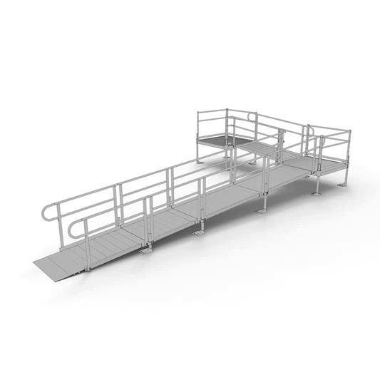 EZ-Access L-Shaped Pathway Wheelchair Ramp