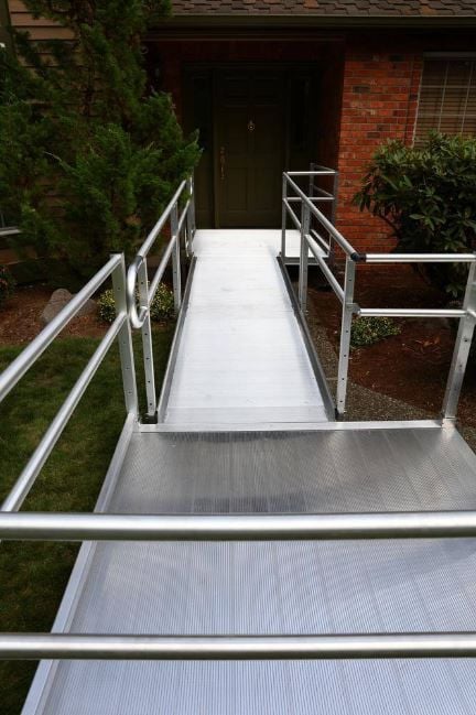 Close up of ramp entry.