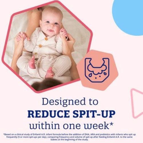 Formula reduces spit up in a week