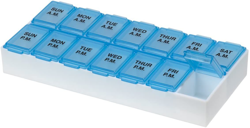 Image 2 of Ezy Dose Pill Planner | 7-Day,  AM/PM,  Medium