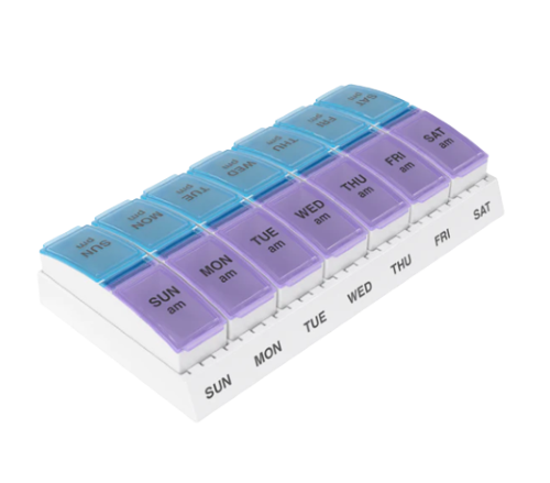 Image 2 of Ezy Dose AM PM Travel Pill Pods Pill Planner