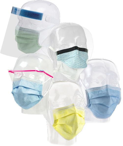 Image 1 of FluidGard Procedure Face Mask