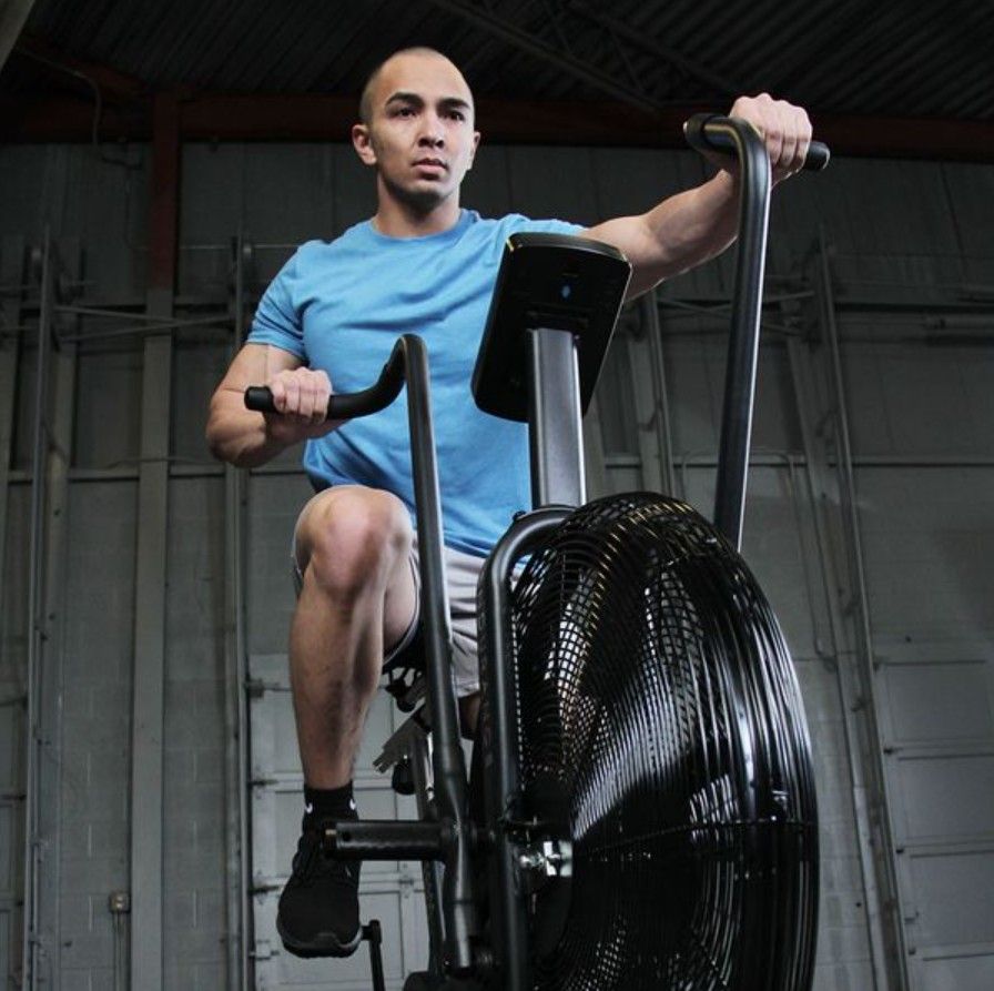 Body Solid Endurance Fan Bike in use