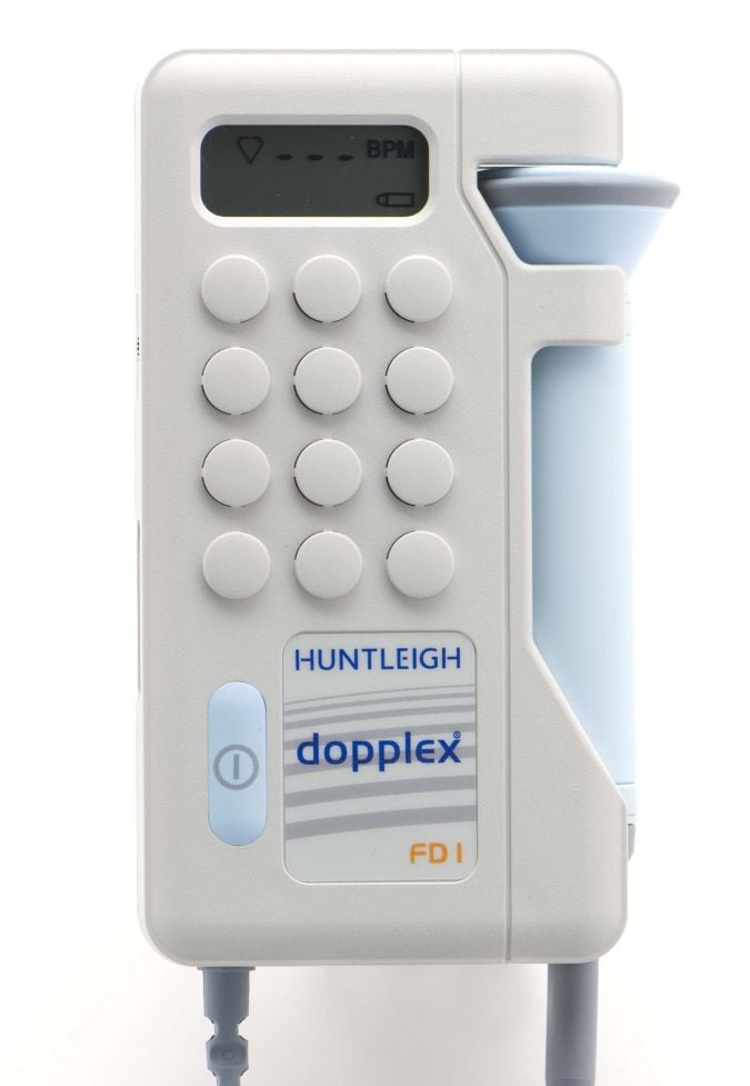 Image 1 of Huntleigh Fetal Dopplex Handheld Doppler System FD1 with 2Mhz Probe
