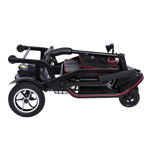 Feather Scooter folded in one compact piece