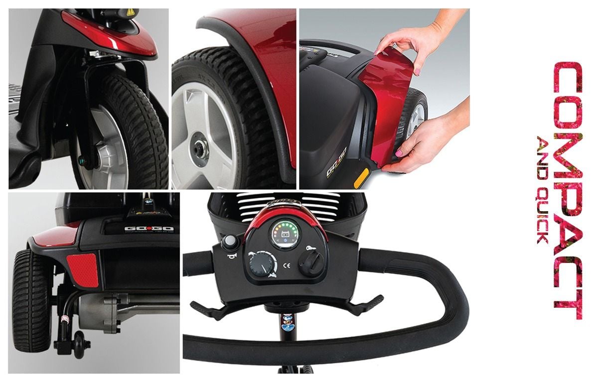 Image 2 of Go Go Elite Traveller 3-Wheel Travel Mobility Scooter