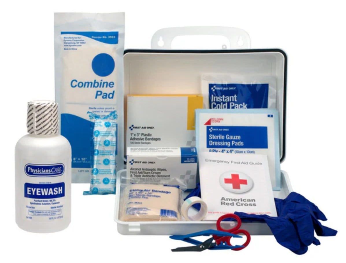 Contractor's First Aid Kit Contents