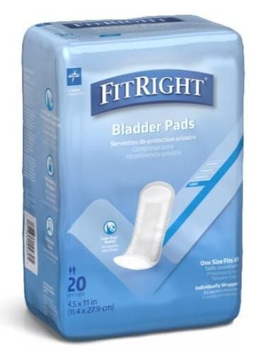 FitRight Bladder Pads, Light Absorbency, Bag of 20