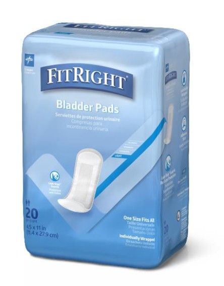 Bag of 20 Light Absorbency Bladder Pads