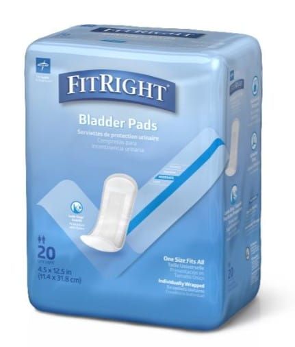 Bag of 20 Moderate Absorbency Bladder Pads