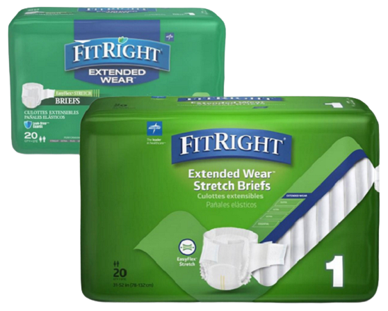 FitRight Extended Wear Stretch Briefs Brand Conversion