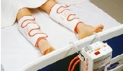 Flowtron Calf Compression Garments Application
