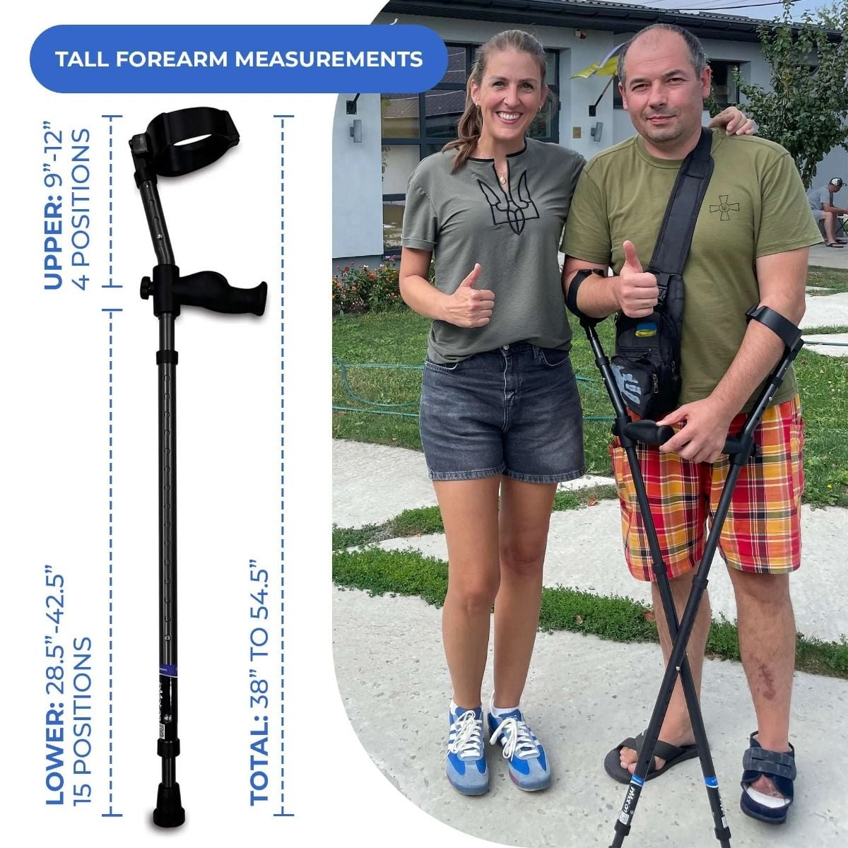 Tall forearm measurements
