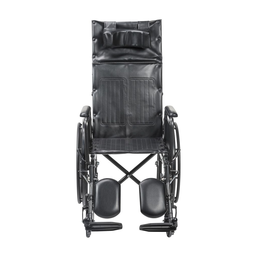 Drive Silver Sport Full Reclining Wheelchair - Full Arms