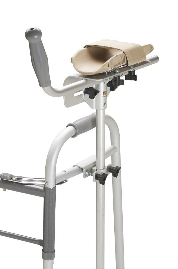 Medline Youth Walker Platform Attachment, Chrome - G07703M