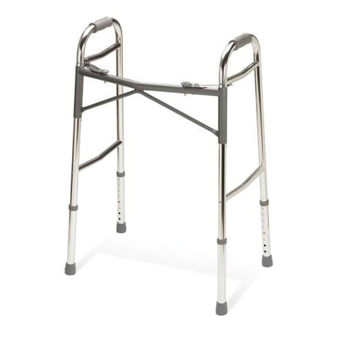 Image 1 of Adult Heavy-Duty Two-Button Folding Walkers