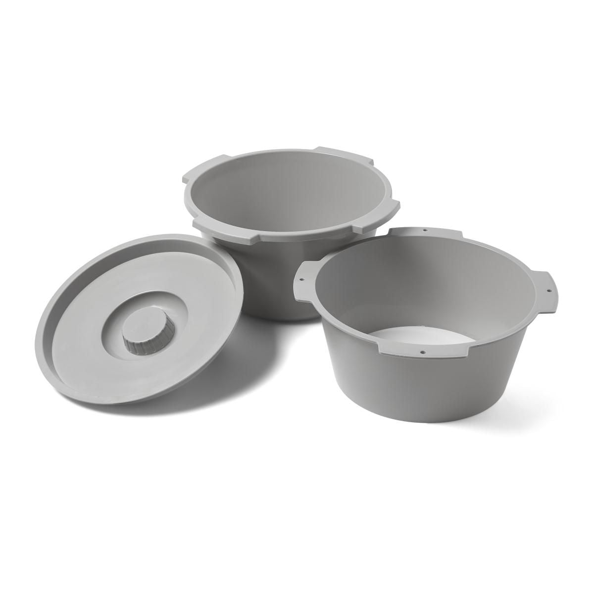Image 2 of Medline Replacement Commode Bucket - Optional Lid & Handle