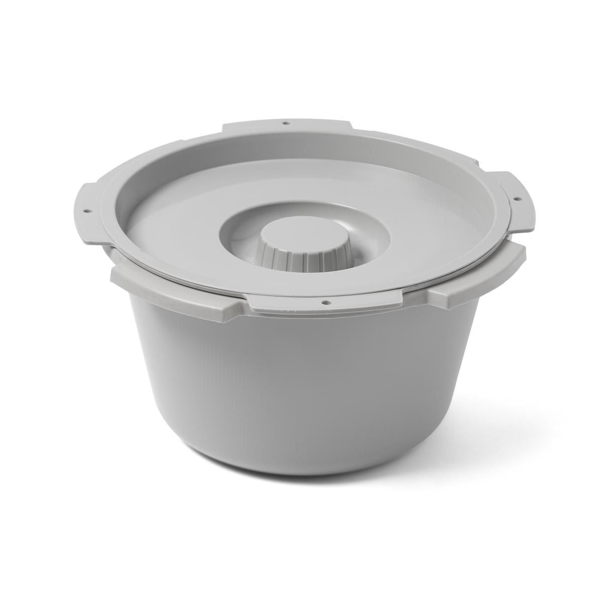 Image 3 of Medline Replacement Commode Bucket - Optional Lid & Handle