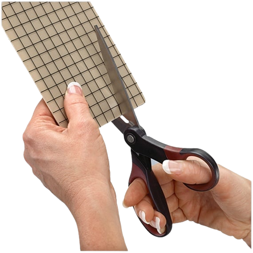 Grid design on bandage