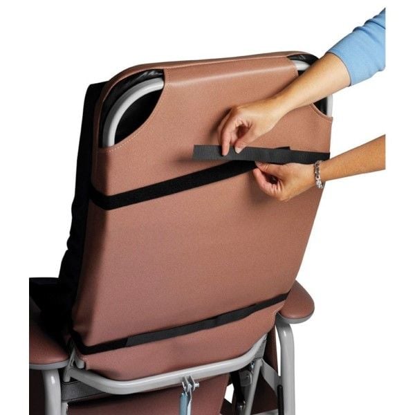 Geo-Wave Geri-Chair Cushion with straps.