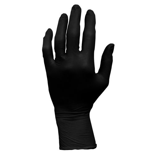 Image 3 of ProWorks GrizzlyNite Black Nitrile Powder Free Gloves
