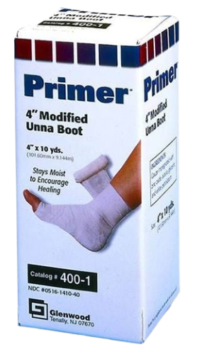 Primer Modified Unna Boot Dressing, 4" x 10 Yd.