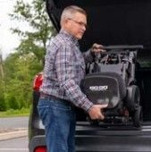 Compact scooter can fit in car