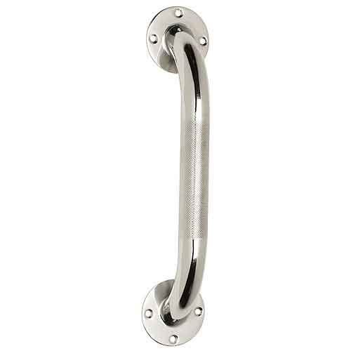 Image 2 of Carex Textured Wall Grab Bars - White or Chrome