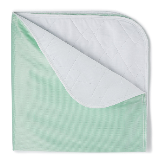 Green Backsheet with White Quilted TopSheet