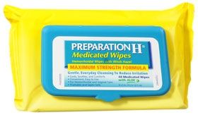 Image 1 of Preparation H Hemorrhoid Relief Wipes