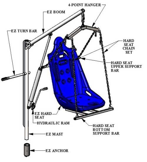 Pool Lift Hard Seat 2 Diagram