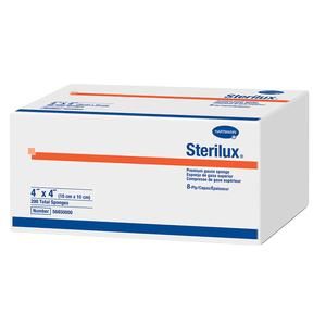 Hartmann 56900000 Sterilux 4 x 4 Inch Gauze Sponge 8 Ply, Sterile