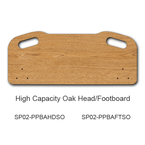 High Capacity Head/Foot Board - Oak