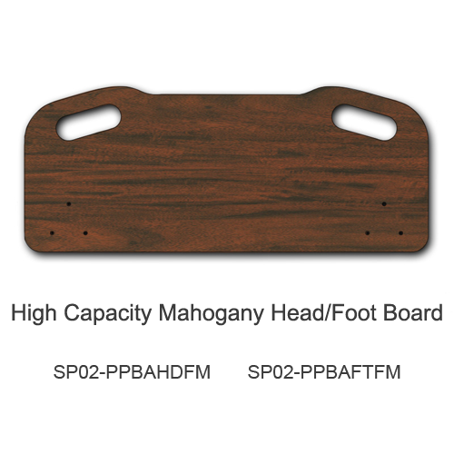 High Capacity Head/Foot Board - Mahogany