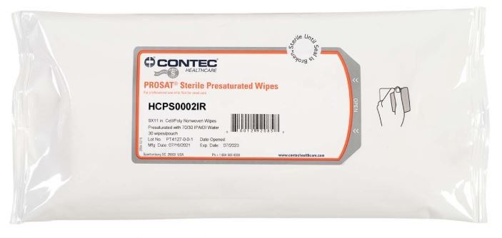 Sterile Presaturated Wipes - HCPS0002IR