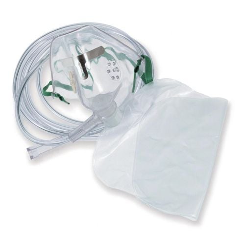 Image 2 of Medline Adult Disposable Oxygen Masks