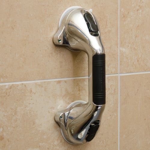 Image 6 of HealthSmart Suction Cup Grab Bar - Antimicrobial