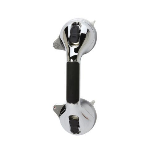 Healthsmart Suction Cup Grab bar in chrome