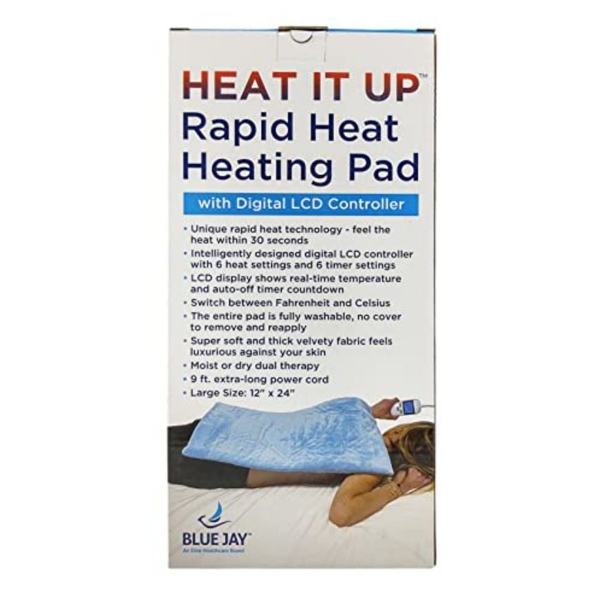 Heat It Up - Rapid Heat Heating Pad Features