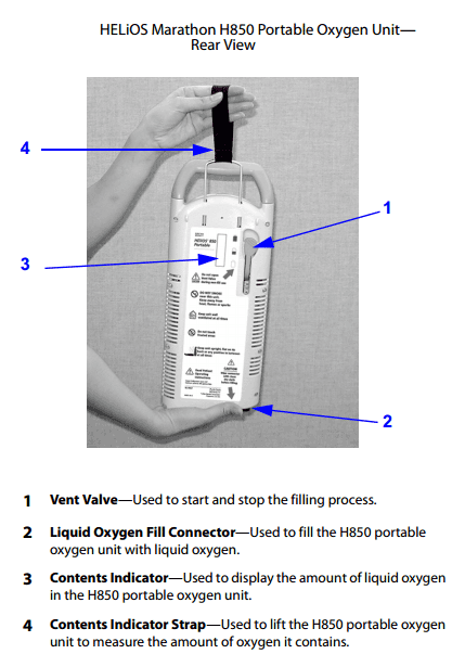 HELiOS Liquid Oxygen Rear View