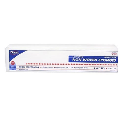 Dukal 2102 Clinisorb 2 x 2 Inch Non-Woven Sponge